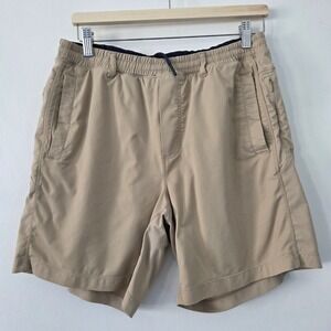 Birddogs Gym Athletic Shorts Tan Khaki Lined Mens Large